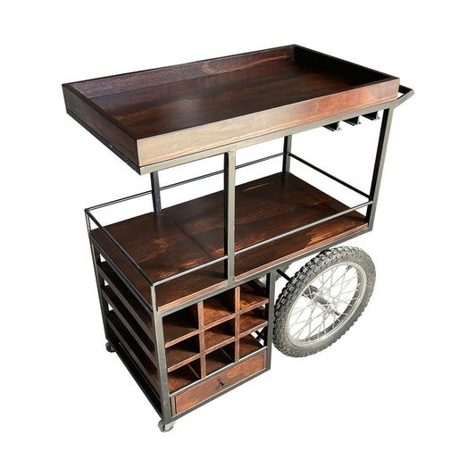 Carrito de servicio; practicidad y elegancia para tu hogar.